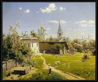 Московский дворик (оригинальная цветопередача)