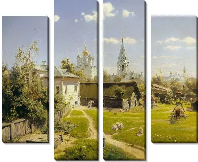 Московский дворик (оригинальная цветопередача)