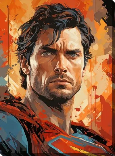 Картина маслом Супермен №3