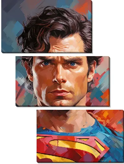 Модульная картина Супермен №4