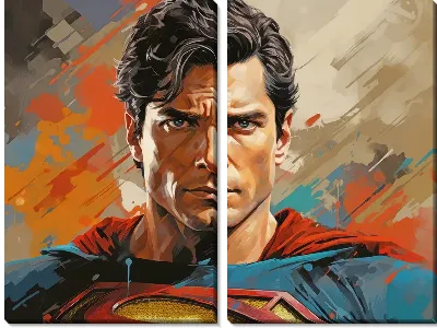 Модульная картина Супермен №7