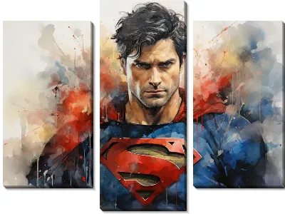 Модульная картина Супермен №12