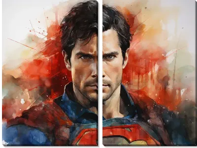 Модульная картина Супермен №13