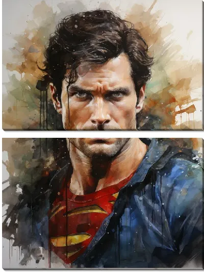 Модульная картина Супермен №14