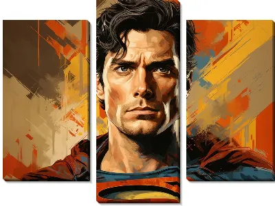 Модульная картина Супермен №19