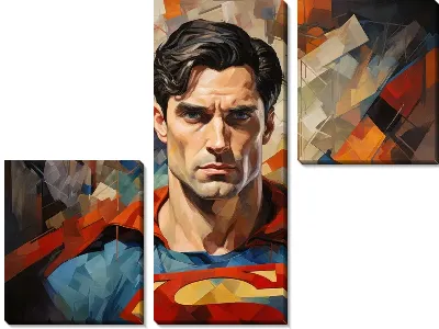 Модульная картина Супермен №26