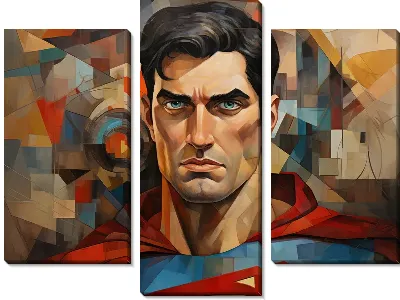 Модульная картина Супермен №28