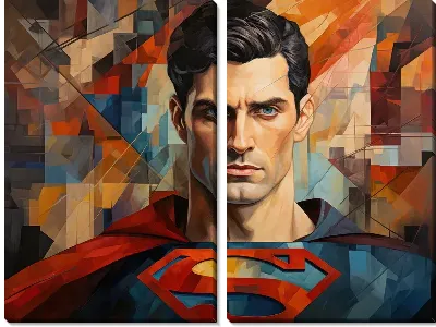 Модульная картина Супермен №29