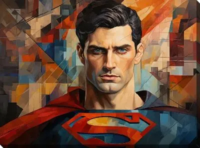 Картина маслом Супермен №29