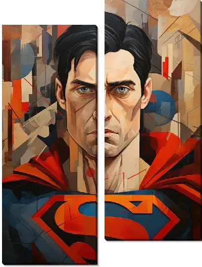 Модульная картина Супермен №30