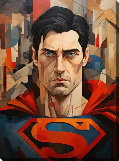 Картина маслом Супермен №30