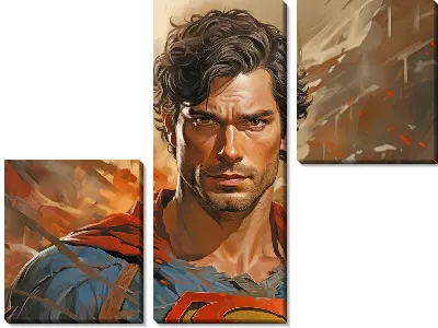 Модульная картина Супермен №32