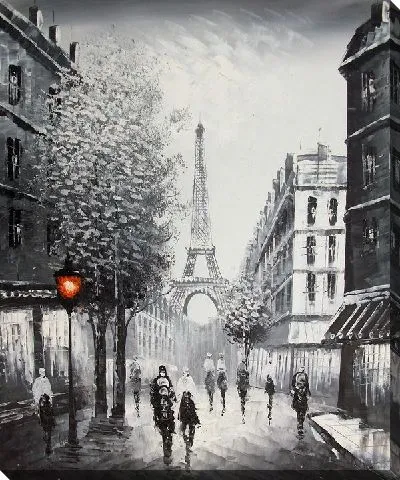 Картина маслом Париж (Paris) №5