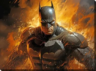 Картина маслом Бэтмен №17