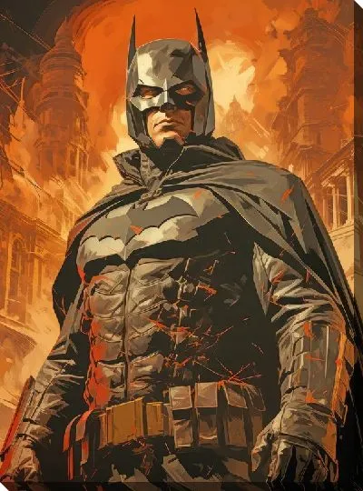 Картина маслом Бэтмен №34