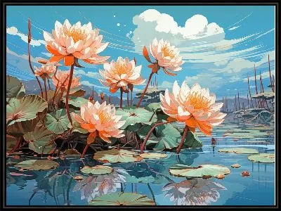Картина Кувшинки №41