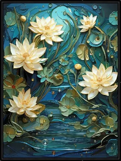 Картина Кувшинки №46