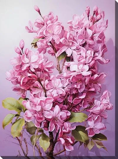 Картина маслом Весенняя сирень №2