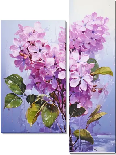 Модульная картина Сирень №30