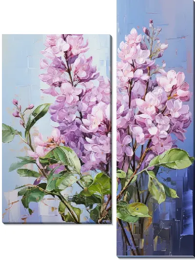 Модульная картина Сирень №311