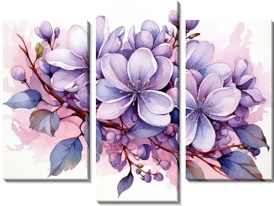 Модульная картина Сирень №34