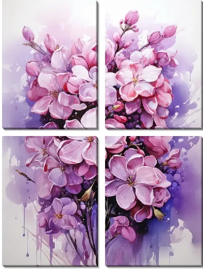 Модульная картина Сирень №36