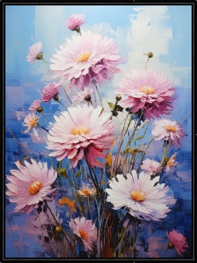Картина Розовые астры