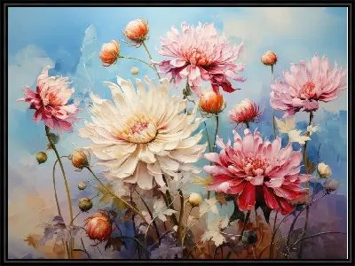 Картина Полевые астры