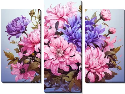 Композиция с цветками астры