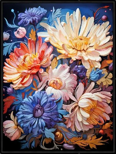 Картина Сказочные астры