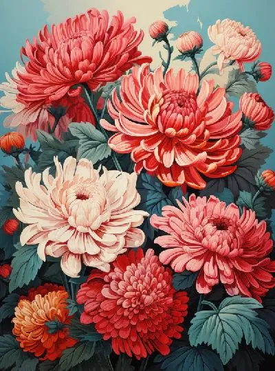 Плакат Астры №41