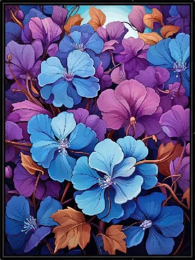 Картина Фиалки №41