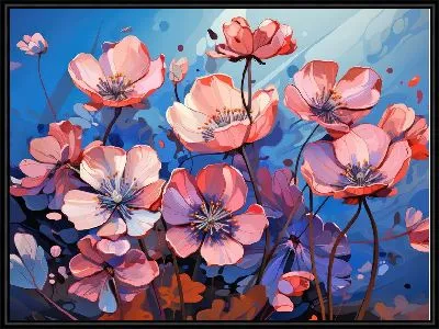 Картина Фиалки №42