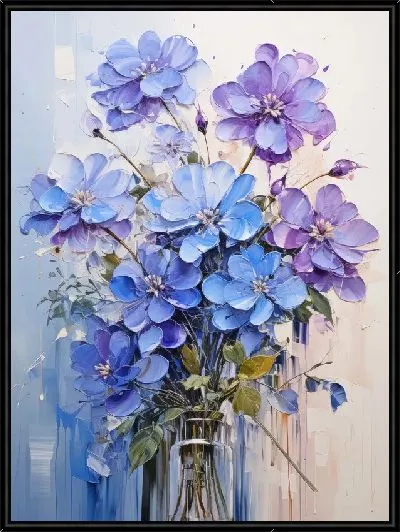 Картина Фиалки №45