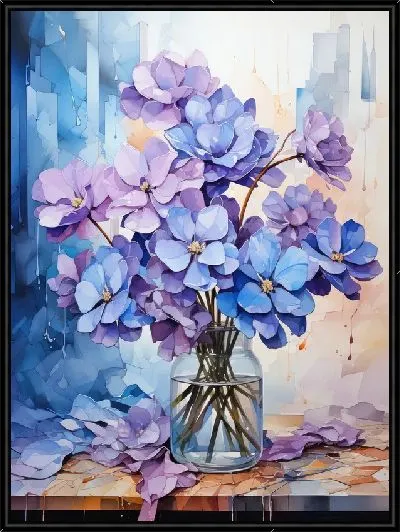 Картина Фиалки №82