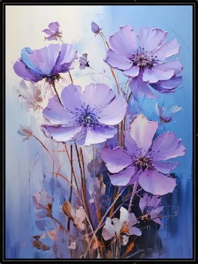Картина Фиалки №95