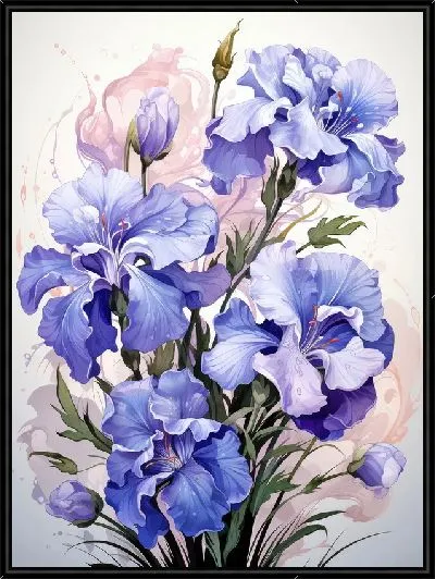 Картина Ирисы №75