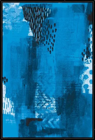 Картина Синяя абстракция