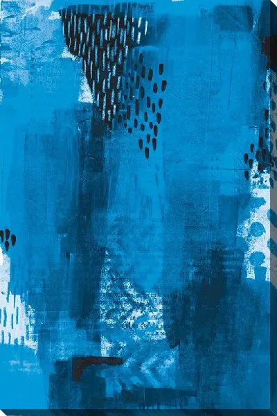 Постер Синяя абстракция