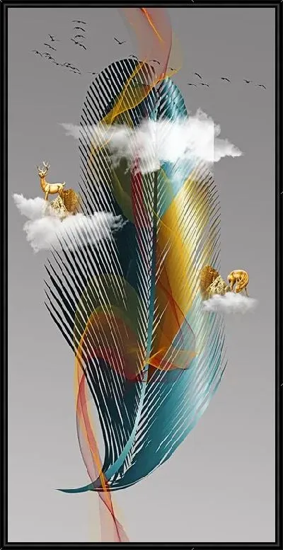 Картина Перышко и облака