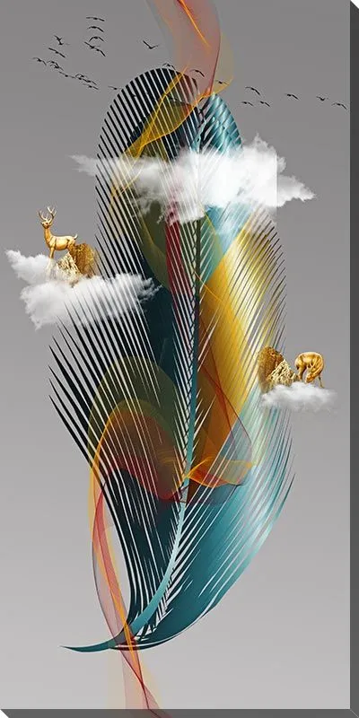 Постер Перышко и облака