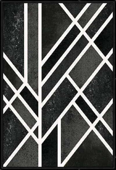 Картина Абстракция белых линий