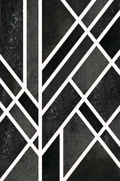 Плакат Абстракция белых линий