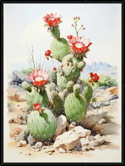 Картина Кактусы №2