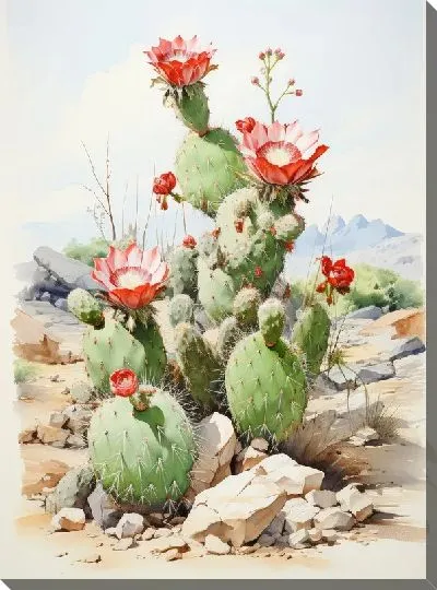 Постер Кактусы №2