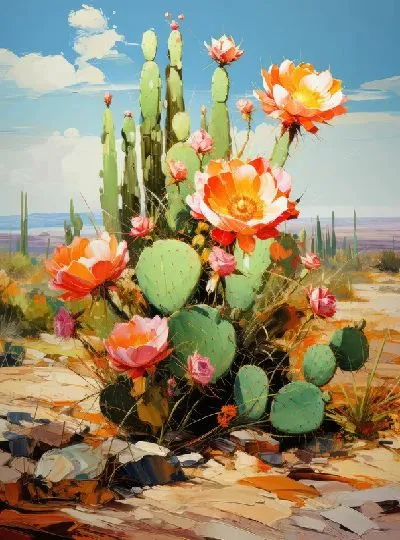 Плакат Кактусы №18