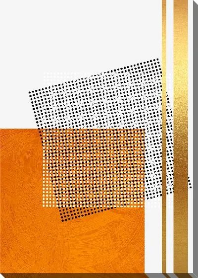 Постер Геометрия оранжевого квадрата №2