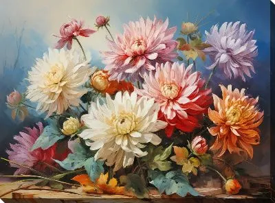 Постер Хризантемы №110
