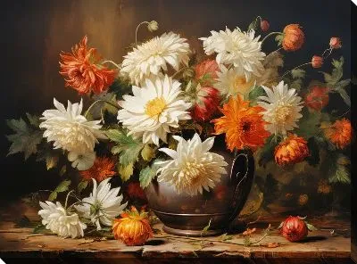 Постер Хризантемы №113