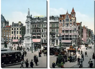 Модульная картина Амстердам (Amsterdam) №4